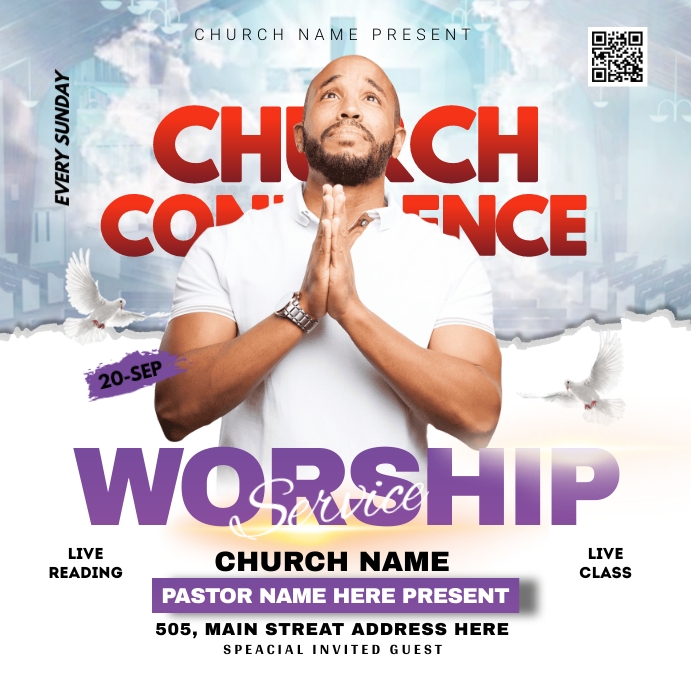 Church Conference Flyer Template PosterMyWall