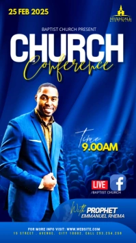 Church Conference Flyer Template Instagram Story