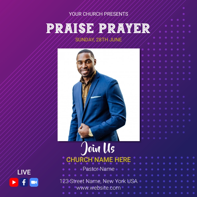 Church Conference Flyer Template PosterMyWall