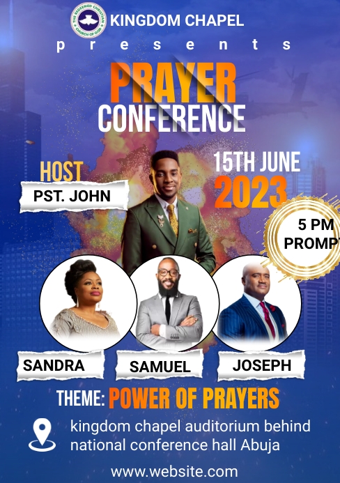 Church conference template | PosterMyWall