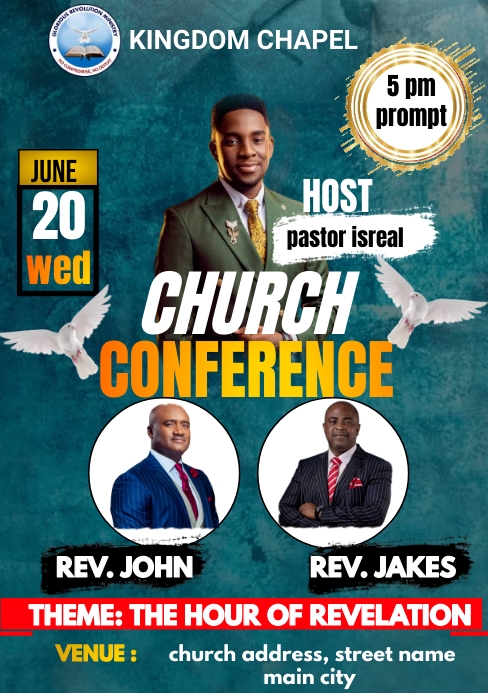 Church conference template | PosterMyWall