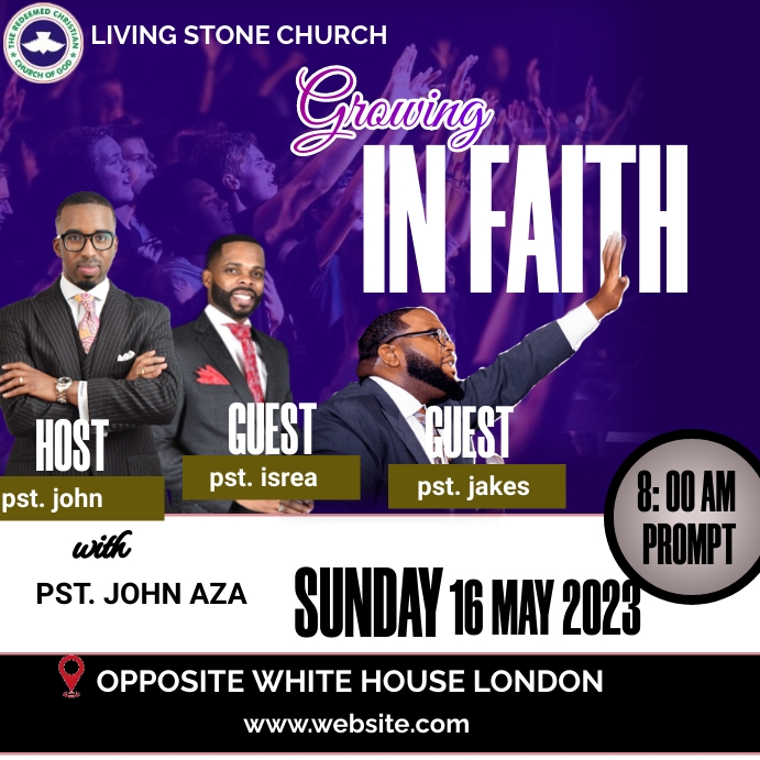 Church conference template Instagram Post