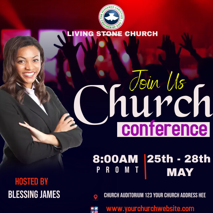 church conference template | PosterMyWall