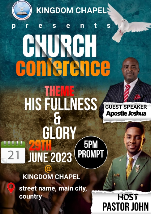 Church conference template | PosterMyWall