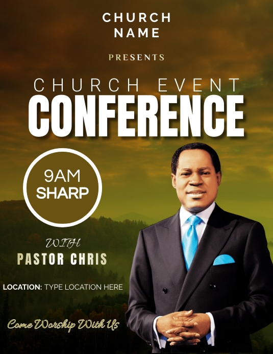 Church conference template | PosterMyWall