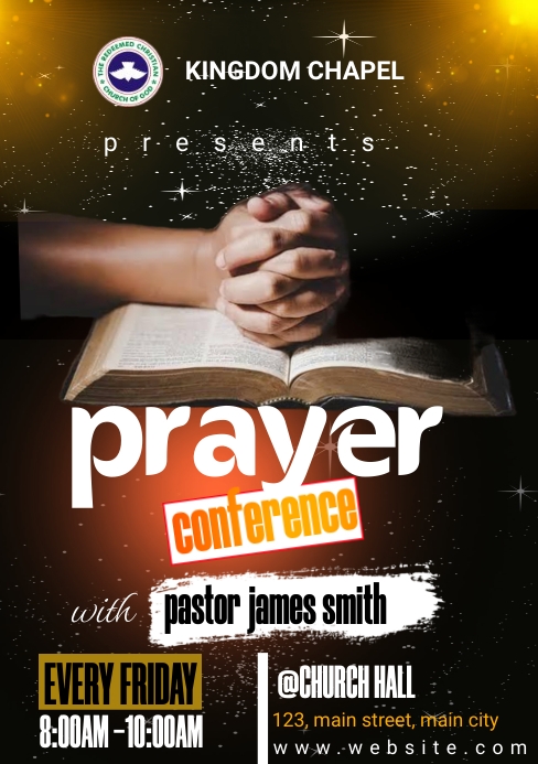 Church conference template | PosterMyWall