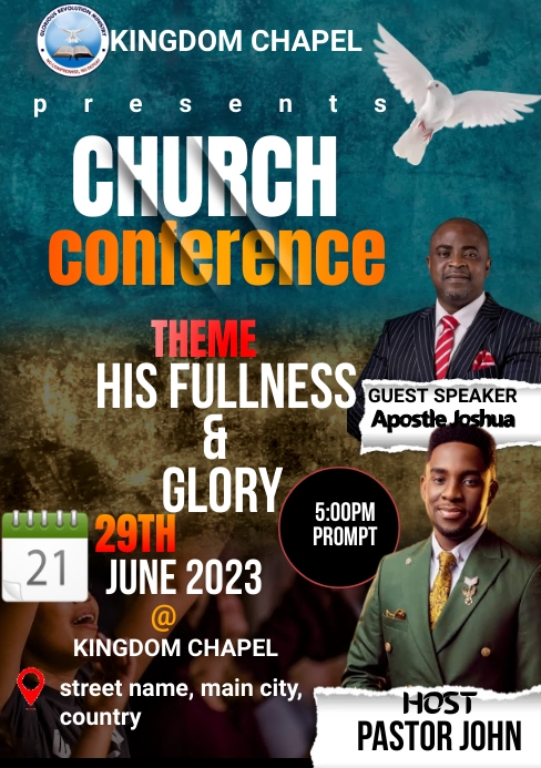 Copy of Church conference template | PosterMyWall