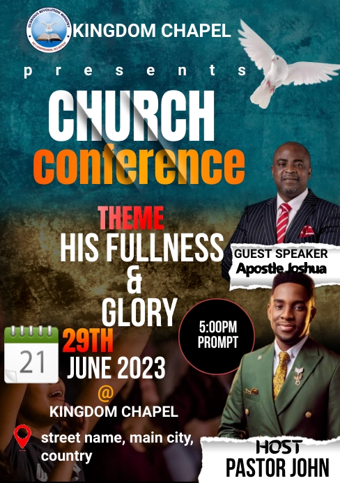 Church conference template | PosterMyWall