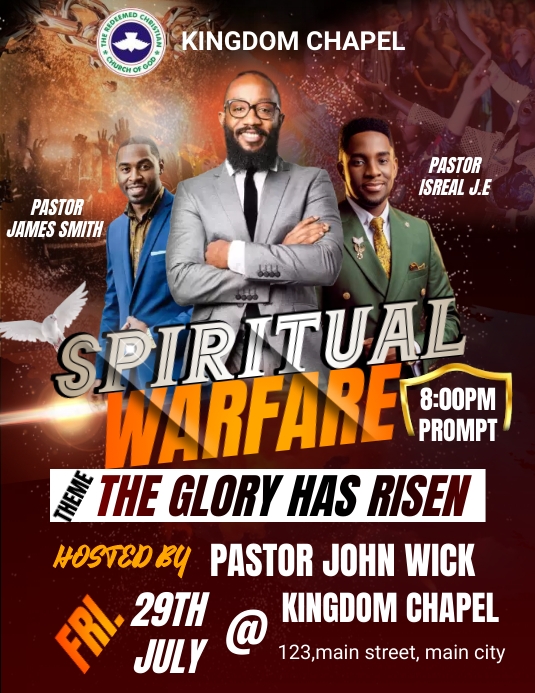 Church Conference Template PosterMyWall