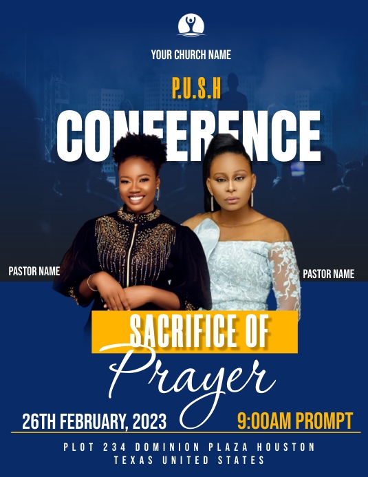 church convention Flyer (US Letter) template
