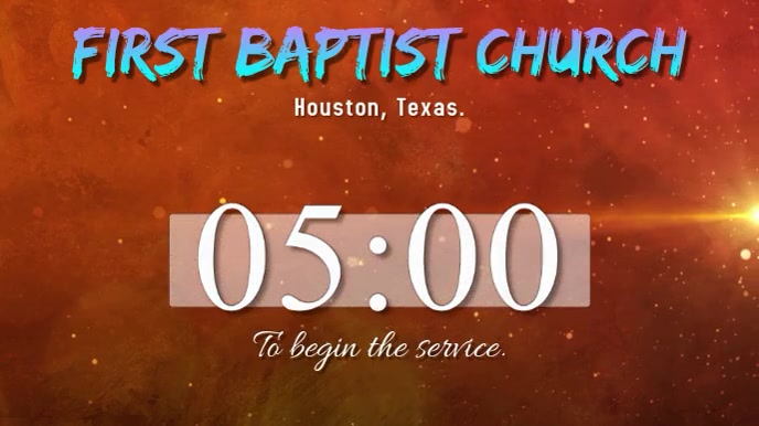 church countdown Template | PosterMyWall