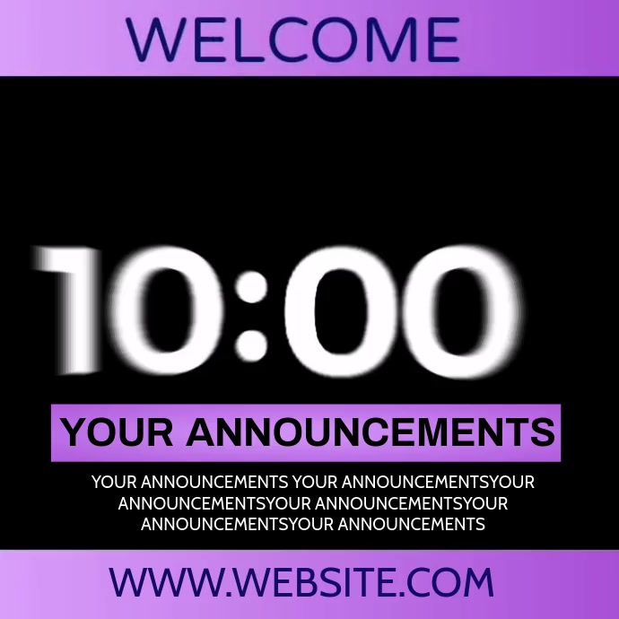 CHURCH COUNTDOWN TIMER TEMPLATE Wpis na Instagrama