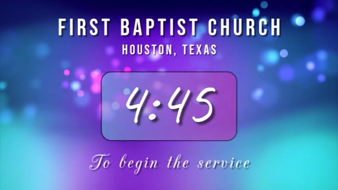 Plantilla de Church Service Countdown | PosterMyWall