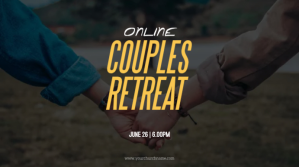 Church Couples Retreat Pantalla Digital (16:9) template
