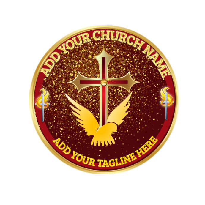 church-cross-professional-business-logo-desig Template | PosterMyWall