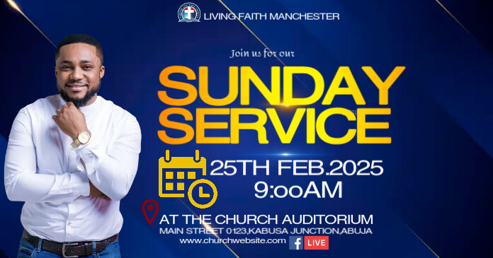 Church Imagem partilhada do Facebook template