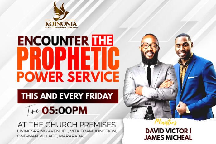 CHURCH Cartaz template