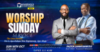 church Facebook Shared Image template