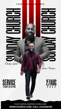 CHURCH Affichage numérique (9:16) template
