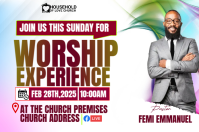 Church Plakat template