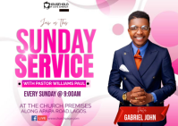 church Postcard template