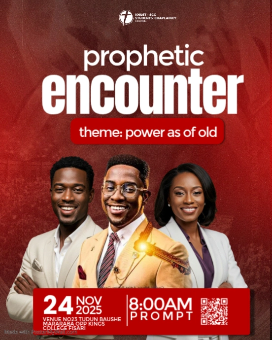 Prophetic Encounter Event Template | PosterMyWall