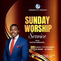 Church Instagram-opslag template