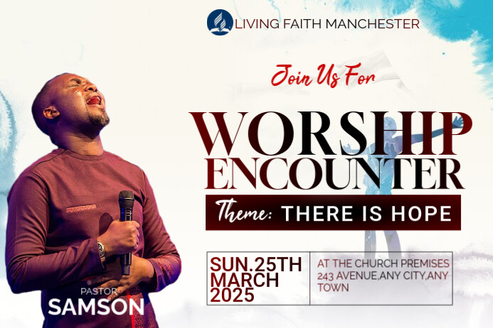CHURCH Poster template