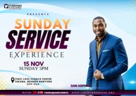 church A6 template
