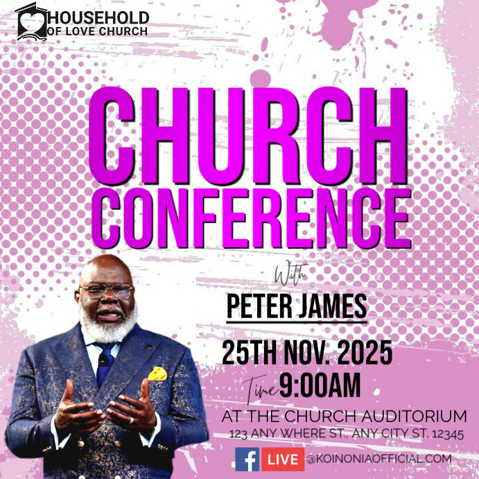 church Pos Instagram template
