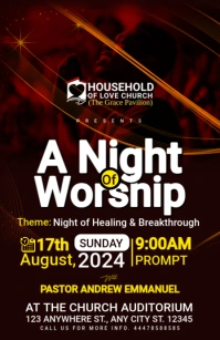 CHURCH Half Page Wide template