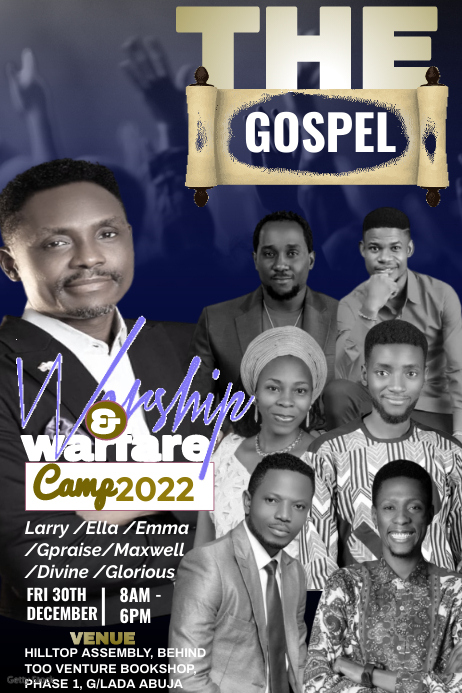 Church Cartaz template