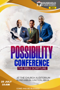 Church Plakat template