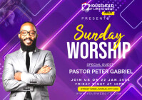 church A6 template
