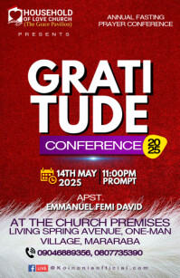 Church Half Page Wide template