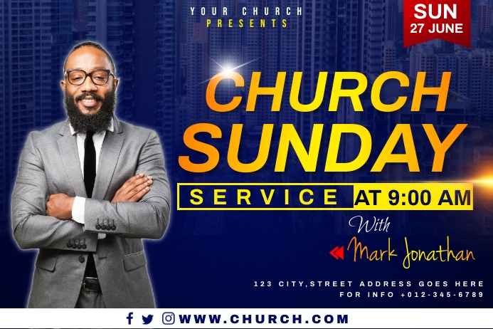 Church Template | PosterMyWall