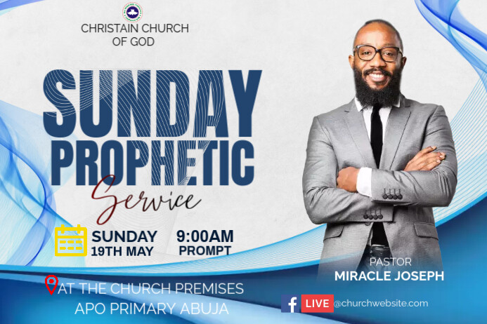 CHURCH Cartaz template