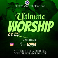 Church Instagram-Beitrag template