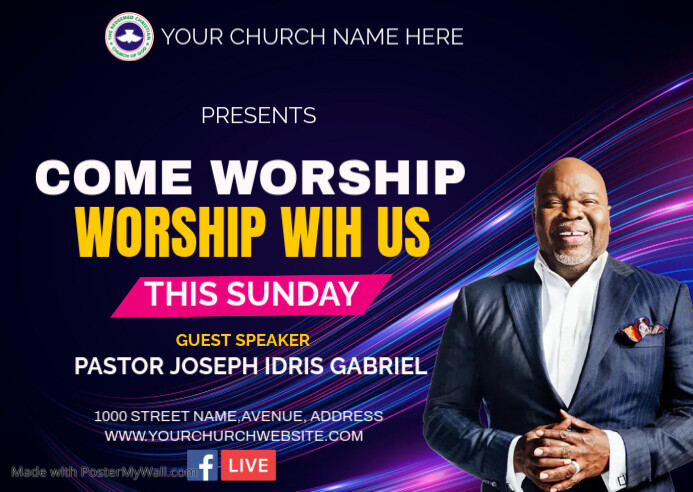 church Template | PosterMyWall