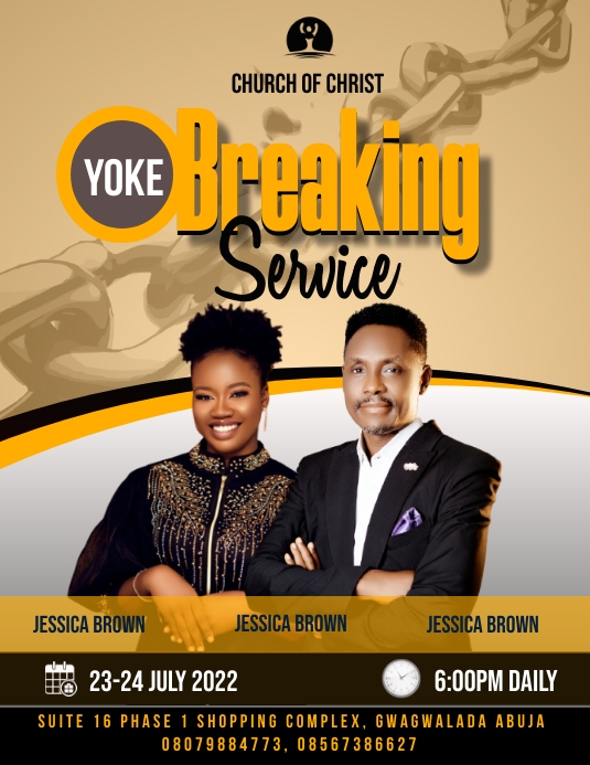 church Flyer (Letter pang-US) template