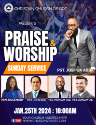 Church Flyer (US Letter) template