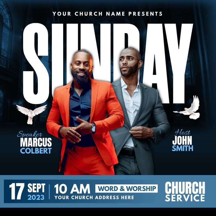 Church Posts CHURCH Template | PosterMyWall