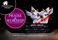 Schwarz Praise and Worship Concert A1 Template