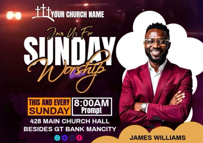 church Template | PosterMyWall