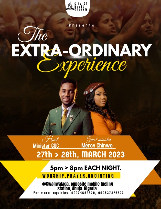 CHURCH Flyer (Letter pang-US) template