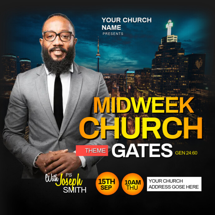 CHURCH Template | PosterMyWall