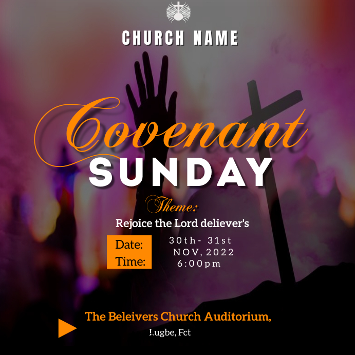 Church Template PosterMyWall