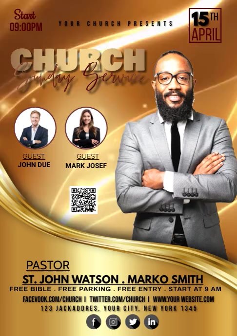 church Template | PosterMyWall