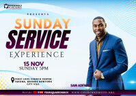 church A6 template
