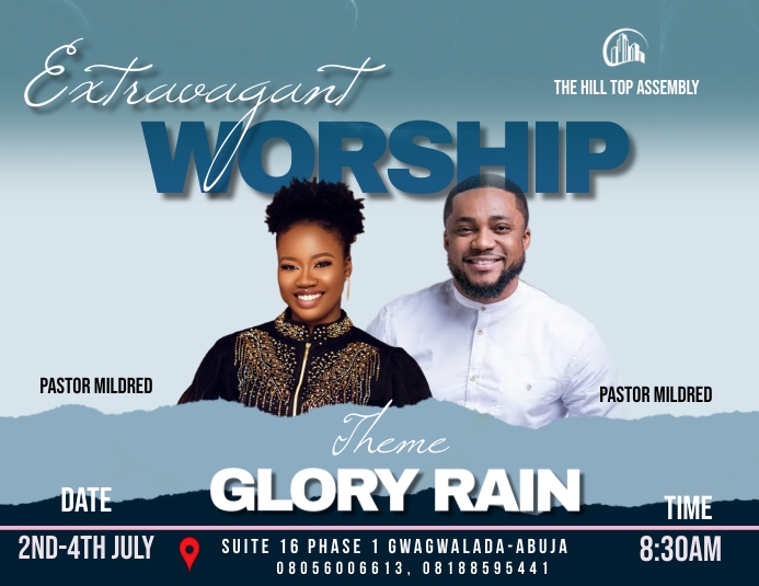 church Pamflet (VSA Brief) template